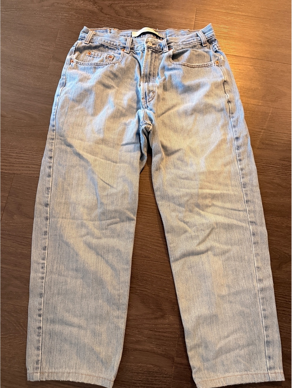 Made in USA Gap Blue Jeans Easy Fit Light Wash Denim 34x30